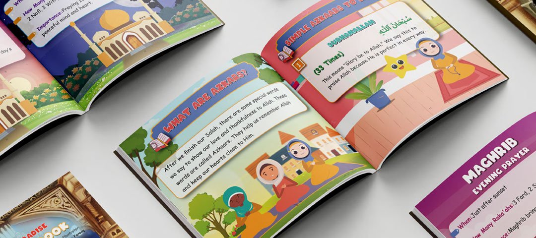 Salah book design for kids